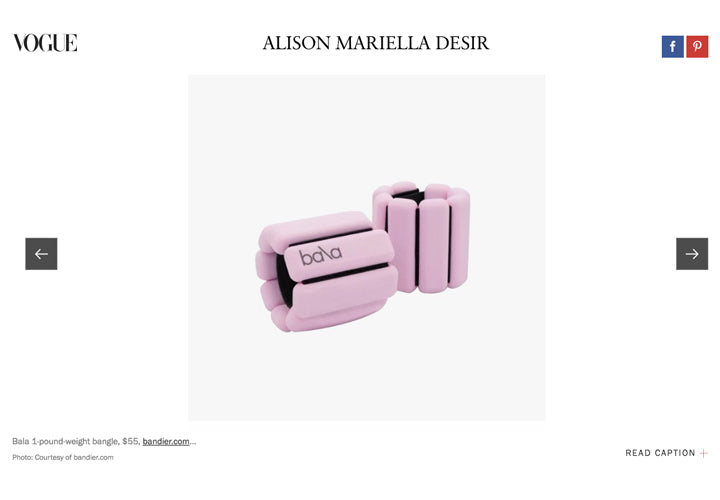 Vogue Features Bala Bangles in Alison Mariella Désir’s Wellness Essentials