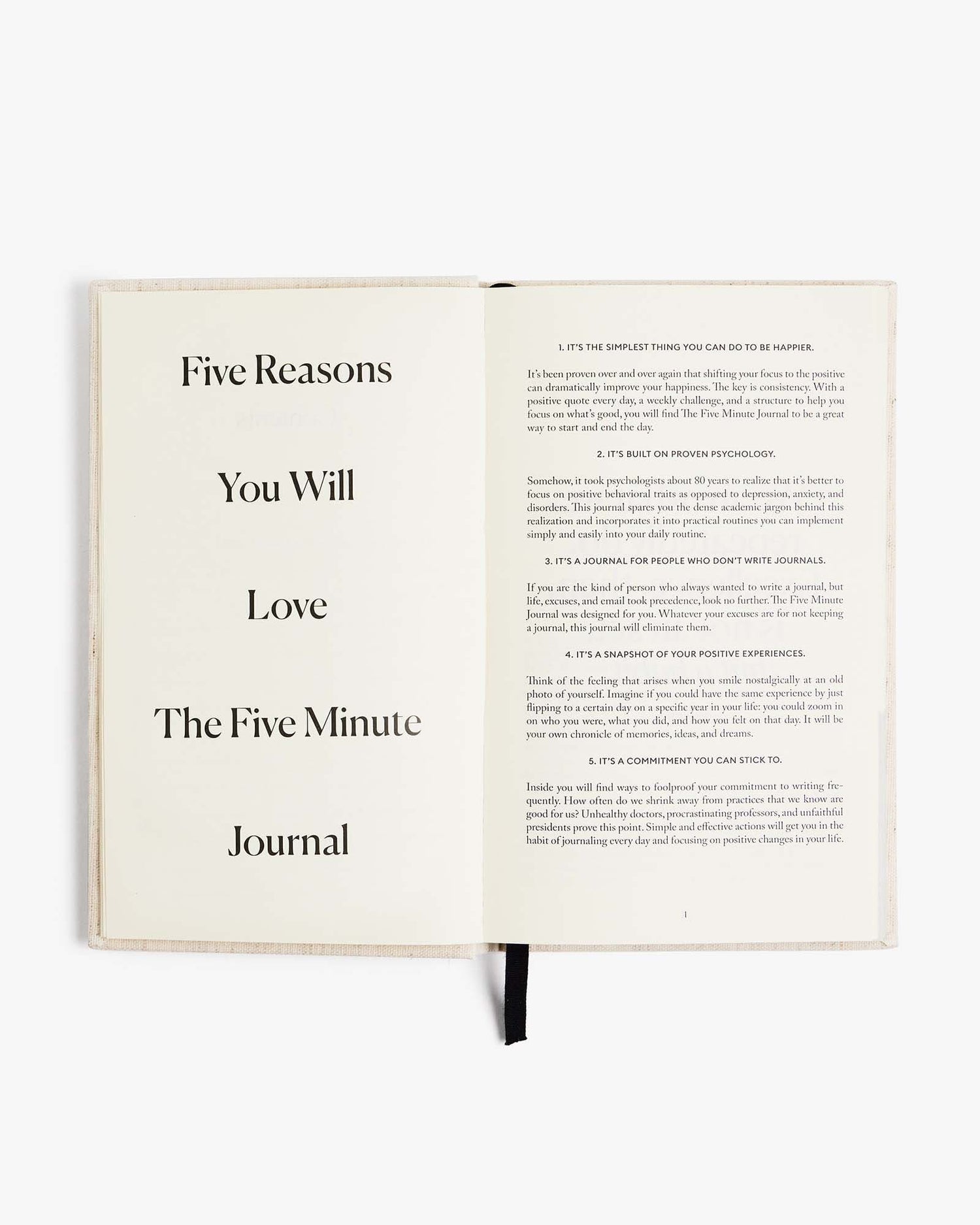 Intelligent Change The Five Minute Journal - Original Linen – Bala